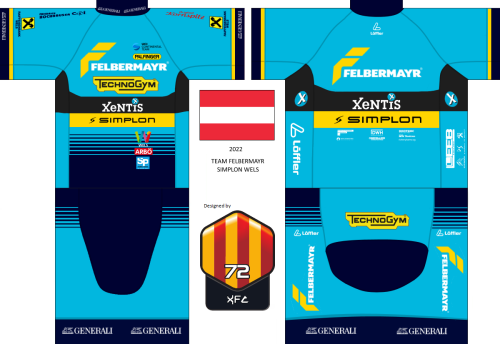 Team Felbermayr Simplon Wels [RSW] 2022 Cycling Jersey And Bib Shorts