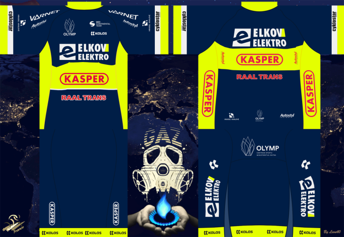 Elkov - Kasper [EKA] 2022 Cycling Jersey And Bib Shorts Set