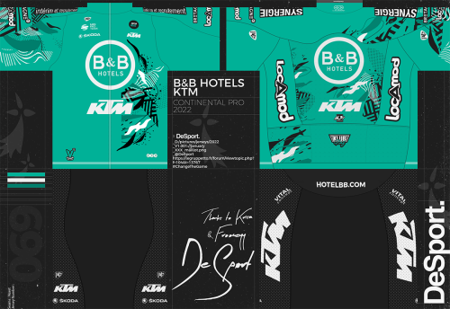 B&B Hotels - KTM [BBK] 2022 Cycling Jersey And Bib Shorts