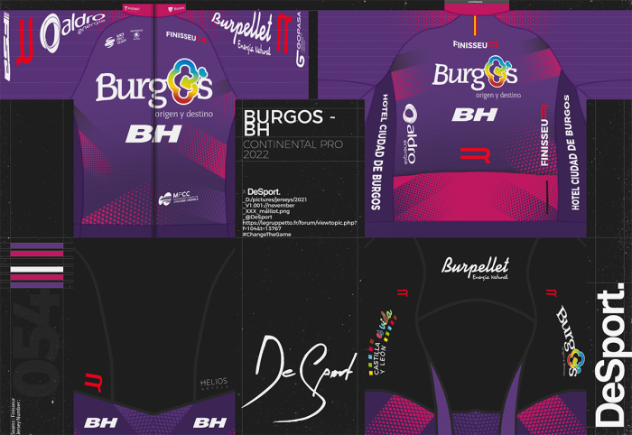 Burgos - BH [BBH] 2022 Cycling Jersey And Bib Shorts