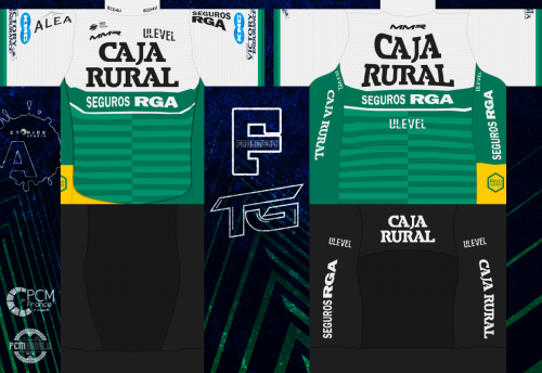 Caja Rural - Seguros RGA [CJR] 2022 Cycling Jersey And Bib Shorts