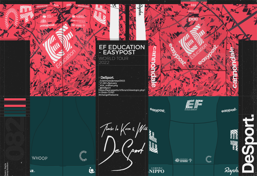 EF Education-Easypost [EFE] 2022 Cycling Jersey And Bib Shorts