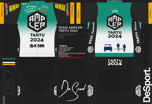 Team Ampler - Tartu2024 [TAT] 2022 Cycling Jersey And Bib Shorts