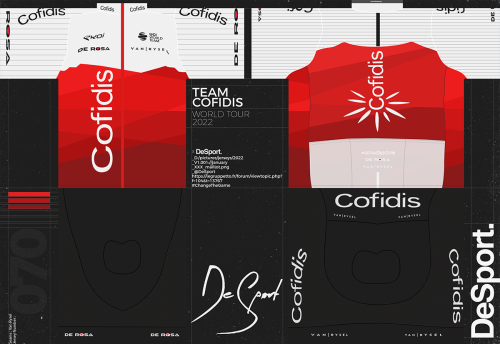 Cofidis [COF] 2022 Cycling jersey And Bib Shorts