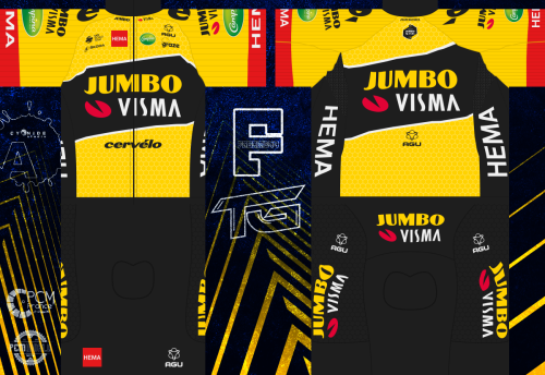 Jumbo - Visma [TJV] 2022 Cycling Jersey And Bib Shorts