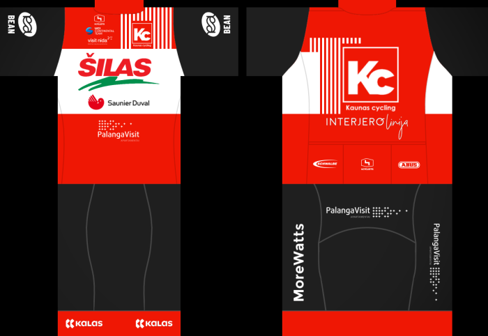 Kaunas Cycling Team [KCC] 2022 Cycling Jersey And Bib Shorts