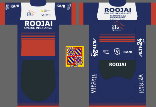 ROOJAI CYCLING TEAM [RJC] 2022 Cycling Jersey And Bib Shorts