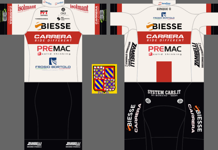 Biesse - Carrera [BIE] 2022 Cycling Jersey And Bib Shorts