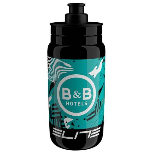 ELITE WATER BOTTLE FLY TEAMS 2021 B&B HOTELS 550 ML BLACK - GREEN