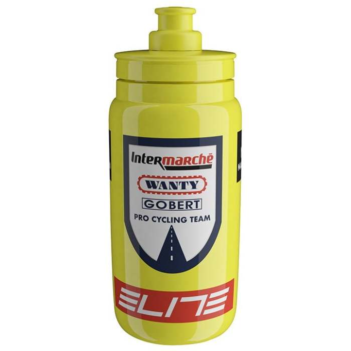 ELITE WATER BOTTLE FLY TEAMS 2021 INTERMARCHÉ-WANTY-GOBERT 550 ML NEON YELLOW