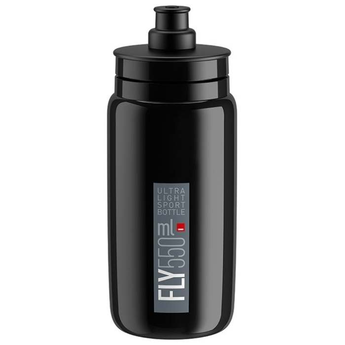 ELITE FLY 550 ML WATER BOTTLE GREY - BLACK