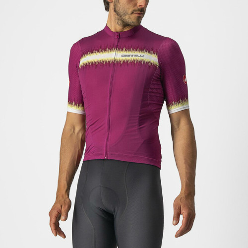 2022 GRIMPEUR Summer Cycling Jersey and Bib Shorts MULBERRY