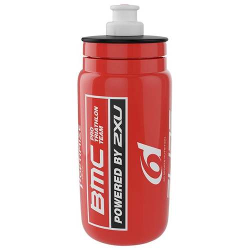 ELITE WATER BOTTLE FLY TEAMS 2021 BMC PRO TRIATHLON 550 ML RED