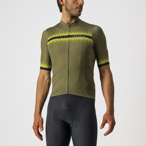 2022 GRIMPEUR Summer Cycling Jersey and Bib Shorts MOSS GREEN