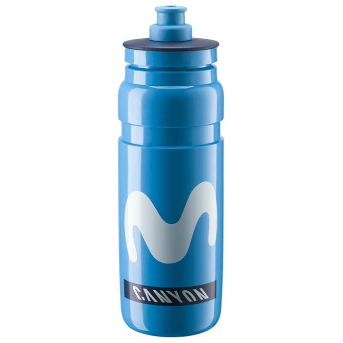 ELITE FLY TEAMS 2020 MOVISTAR 750 ML WATER BOTTLE WHITE - BLUE