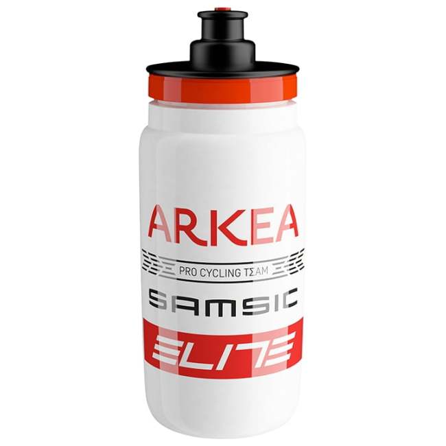 ELITE FLY TEAMS 2021 ARKEA-SAMSIC 550 ML WATER BOTTLE WHITE - BLACK - RED