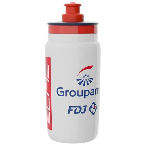 ELITE WATER BOTTLE FLY TEAMS 2022 GROUPAMA-FDJ 550 ML WHITE