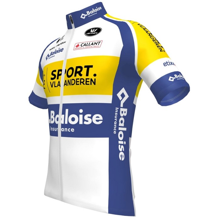 Sport Vlaanderen - Baloise 2022 cycling jersey and bib shorts set - professional cycling team