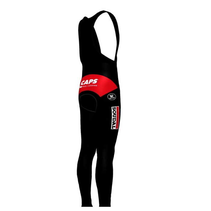 LOTTO SOUDAL 2022 long sleeve cycling jersey - professional cycling team And Bib Shorts