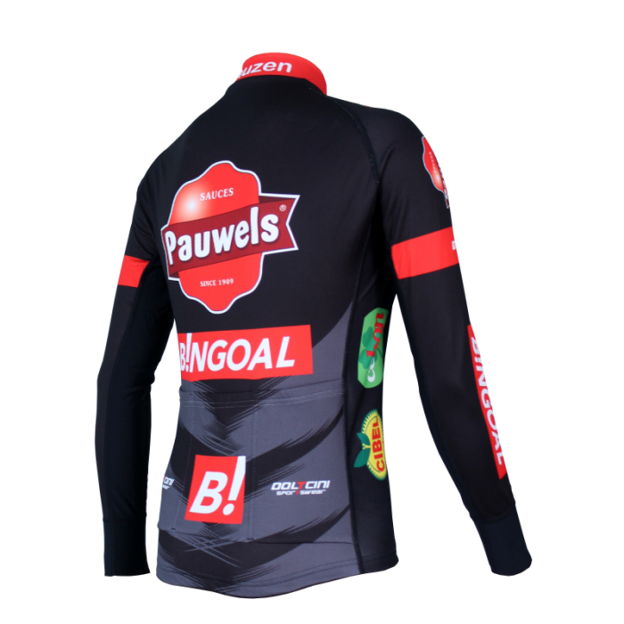 Cycling Jersey Long Sleeves PRO - PAUWELS BINGOAL 2022