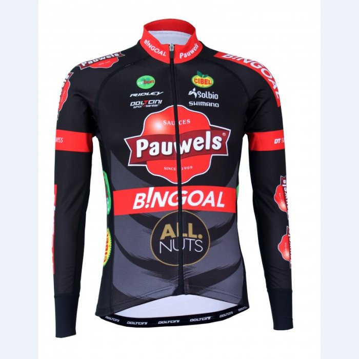 2022 PRO CyclingLong Sleeves Jersey And Bib Pant Suit  - PAUWELS BINGOAL