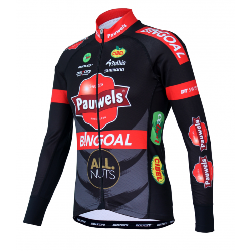 Cycling Jersey Long Sleeves PRO - PAUWELS BINGOAL 2022