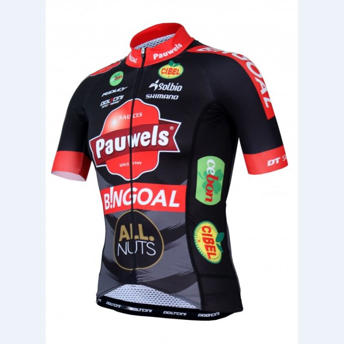 2022 Cycling Short Sleeves Jersey And Bib Shorts Suit - PAUWELS BINGOAL