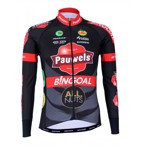 Cycling Jersey Long Sleeves PRO - PAUWELS BINGOAL 2022