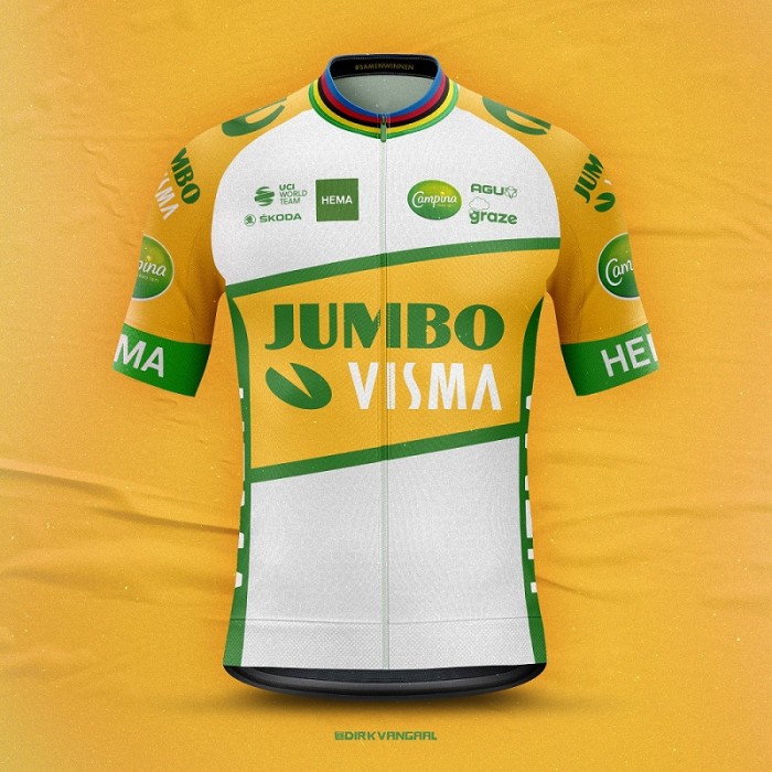 2022 Team Jumbo - Visma Cycling Short Sleeve Jersey