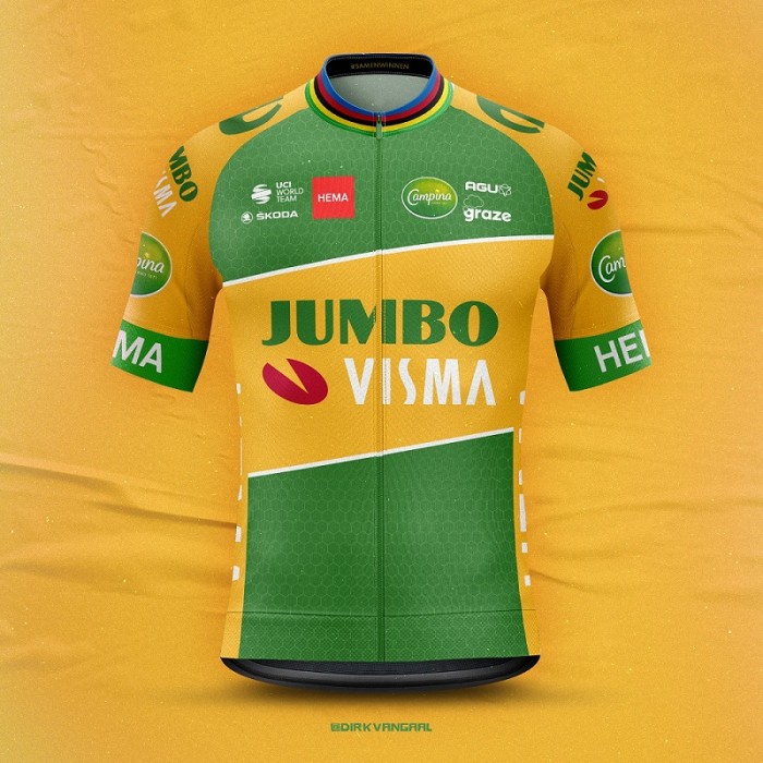 2022 Team Jumbo - Visma Cycling Short Sleeve Jersey