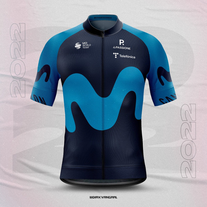 2022 Team Movistar Cycling Short Sleeve Jersey