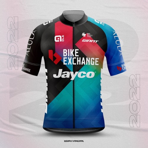 2022 Team BikeExchange Cycling Short Sleeve Jersey