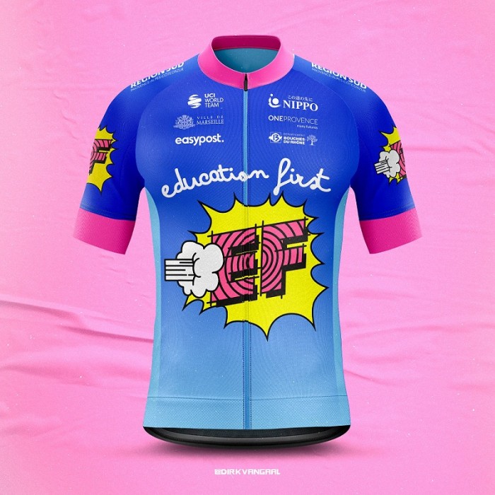 2022 Team EF Cycling Short Sleeve Jersey