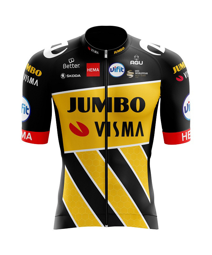 2022 Team Jumbo - Visma Cycling Short Sleeve Jersey B