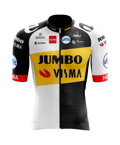 2022 Team Jumbo - Visma Cycling Short Sleeve Jersey D