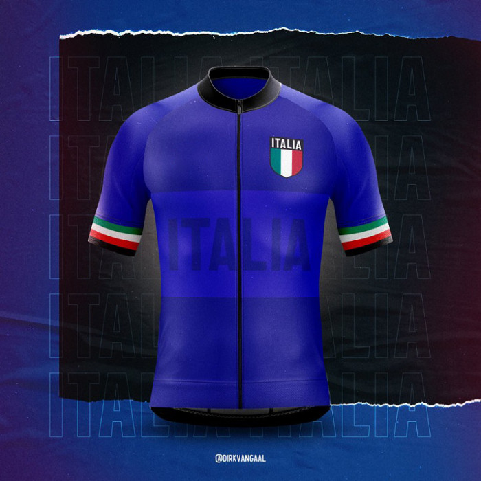 2022 Team Italy Cycling Short Sleeve Jersey