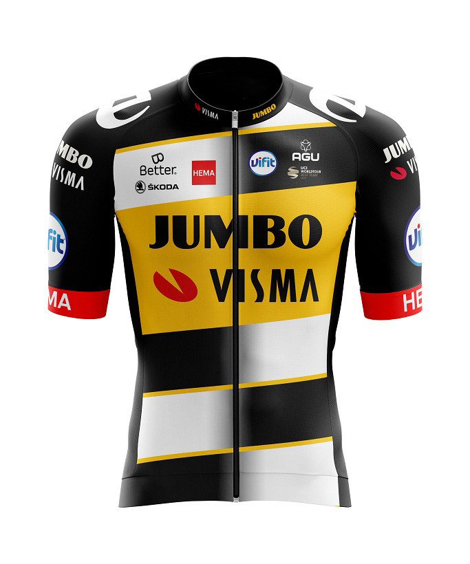 2022 Team Jumbo - Visma Cycling Short Sleeve Jersey A