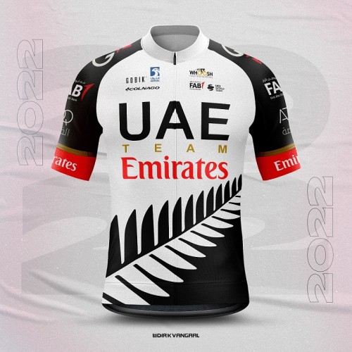 2022 Team UAE Cycling Short Sleeve Jersey