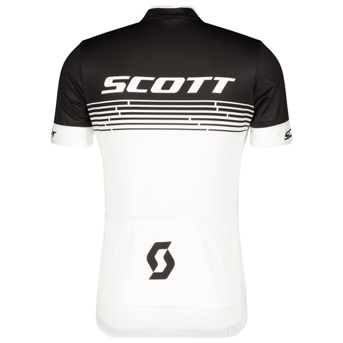 2022 Scott RC Team 2.0 Black White Cycling Jersey And Bib Shorts Set