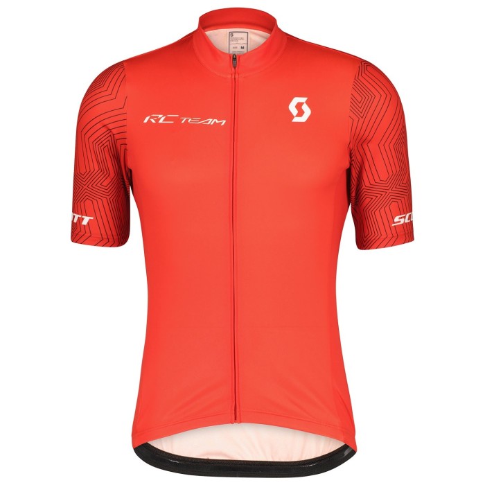 2022 Scott RC Team 1.0 Red Cycling Jersey And Bib Shorts Set