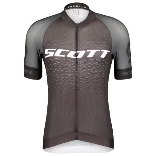 2022 Scott RC Pro Black Grey Cycling Jersey And Bib Shorts Set