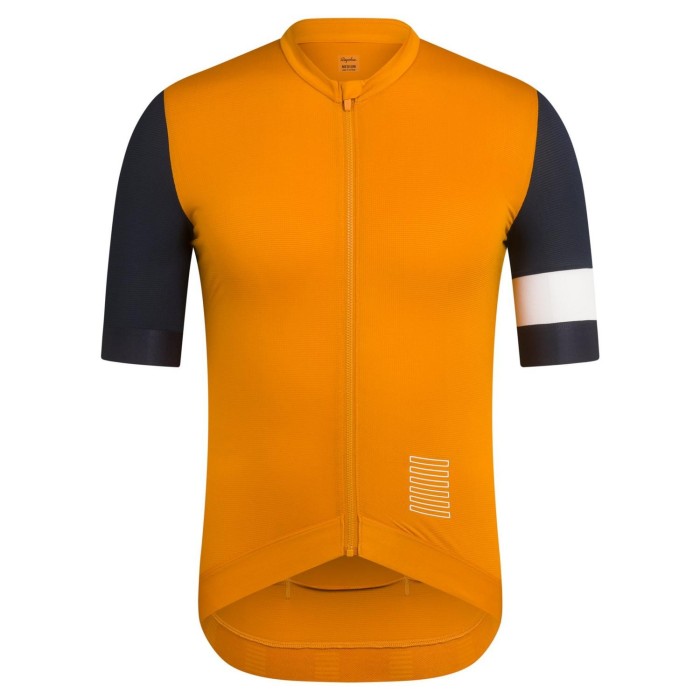 2022 Rapha Team Training Yellow Cycling Jersey And Bib Shorts Set