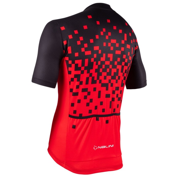 2022 Nalini Lattice Red Cycling Jersey And Bib Shorts Set