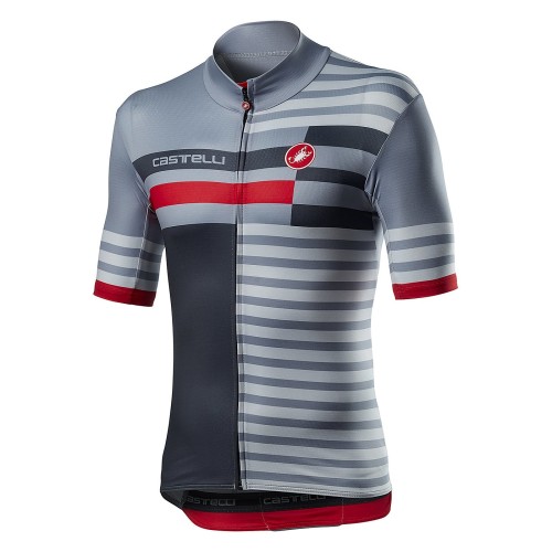 2022 Cаstelli MW Grey Cycling Jersey And Bib Shorts Set