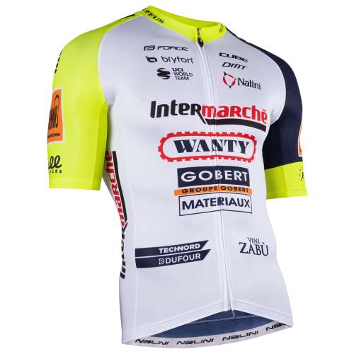 2022 TEAM INTERMARCHÉ-WANTY-GOBERT Cycling Jersey And Bib Shorts Set- BLUE - YELLOW