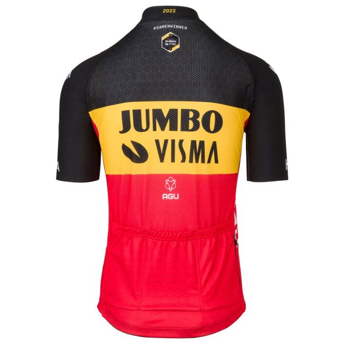 TEAM JUMBO-VISMA BELGIAN CHAMPION 2022 SET (2 PIECES) BLACK - RED - YELLOW