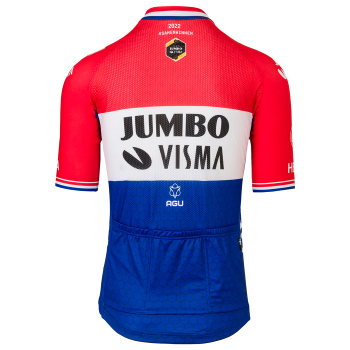 TEAM JUMBO-VISMA DUTCH CHAMPION 2022 SET (2 PIECES) WHITE - BLUE - RED