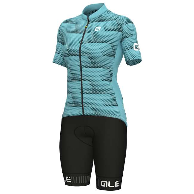 2022 ALÉ SHARP WOMEN'S Cycling Jersey And Bib Shorts Set AQUA