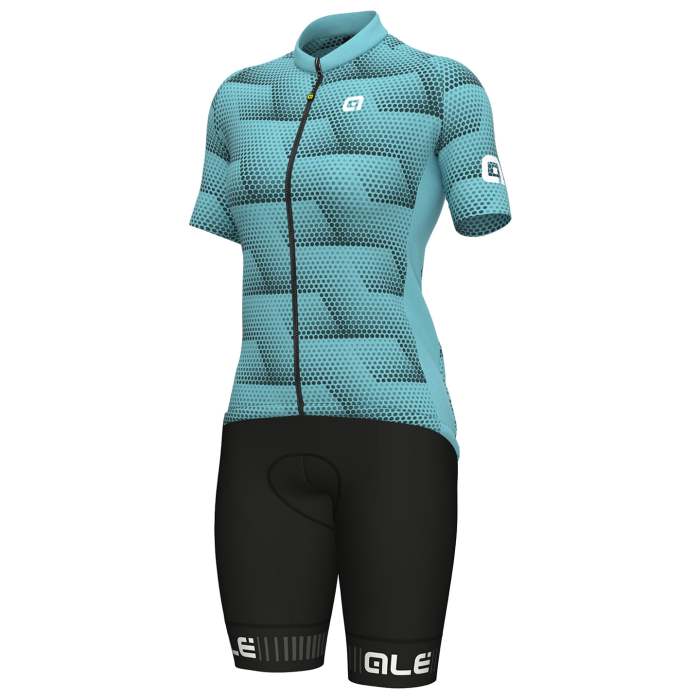 2022 ALÉ SHARP WOMEN'S Cycling Jersey And Bib Shorts Set AQUA