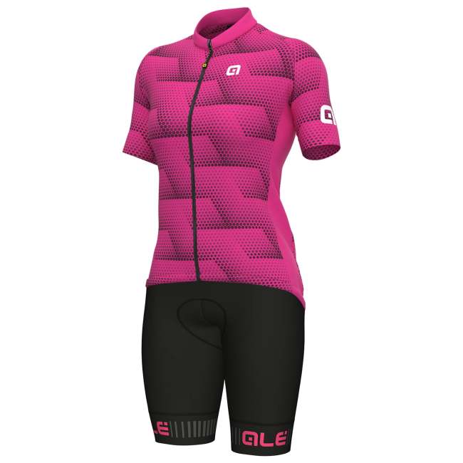 2022 ALÉ SHARP WOMEN'S Cycling Jersey And Bib Shorts Set FUCHSIA